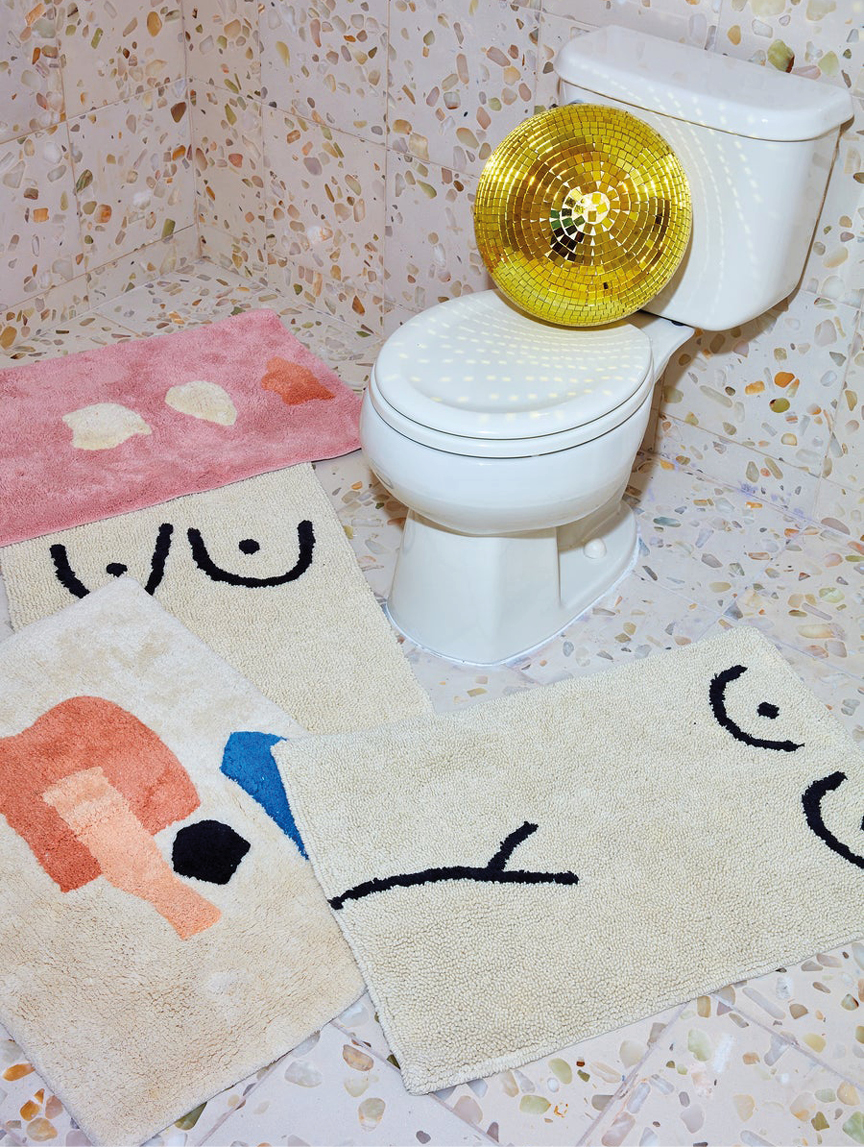 inspiration euphoria décoration - détail toilettes © Cold Picnic : Coming Soon NY