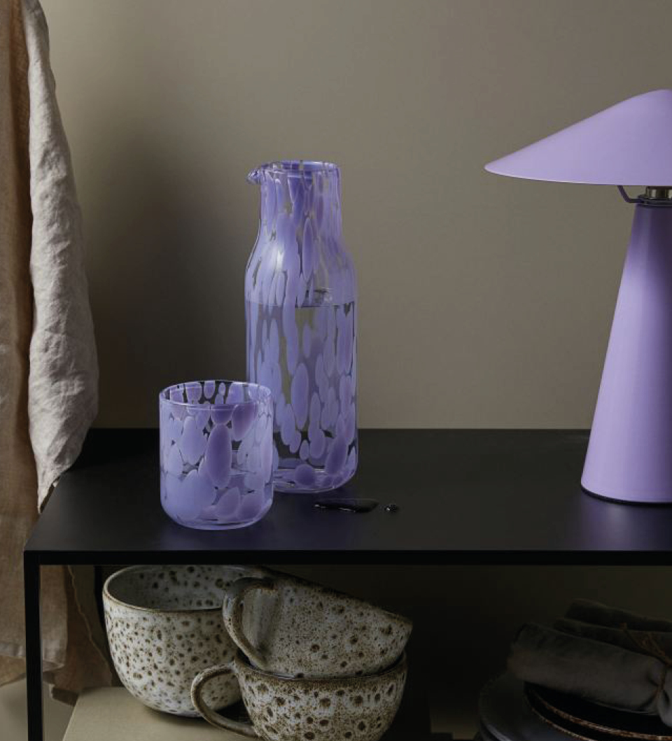 carafe confetti violet © H&M Home