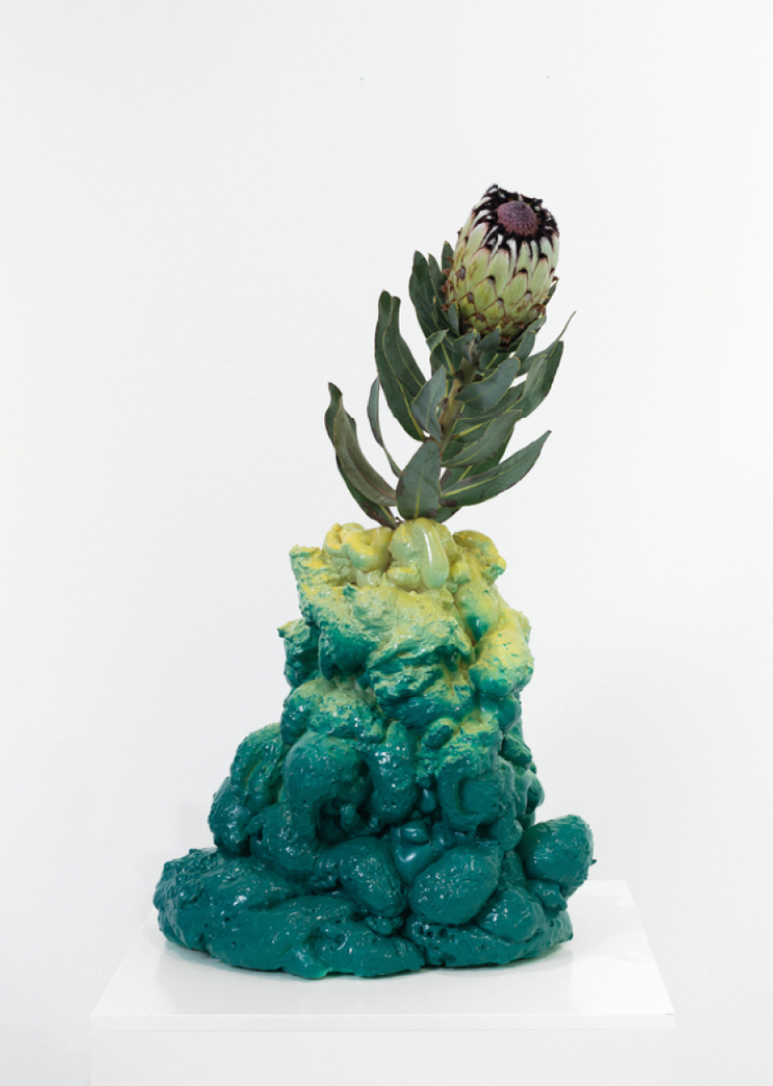 vase mousse dégradé vert © Via @kctidemandart