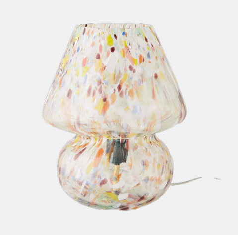 lampe champignon confetti coloré @Urban Outfitters