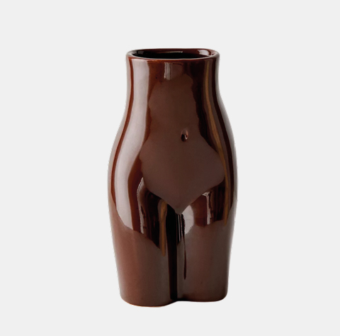 Vase Urban Outfitters bassin marron