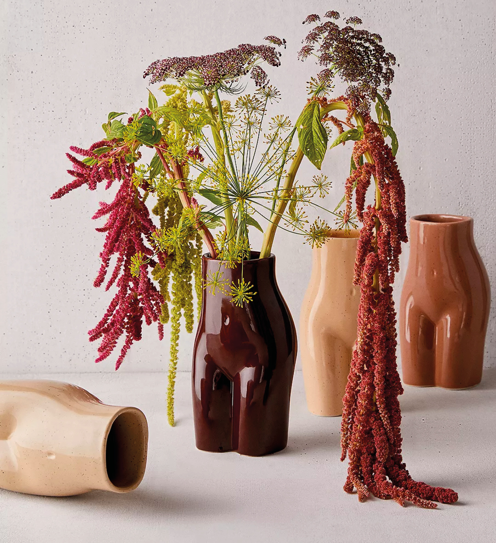 collection vase bassin fleur couleur peau